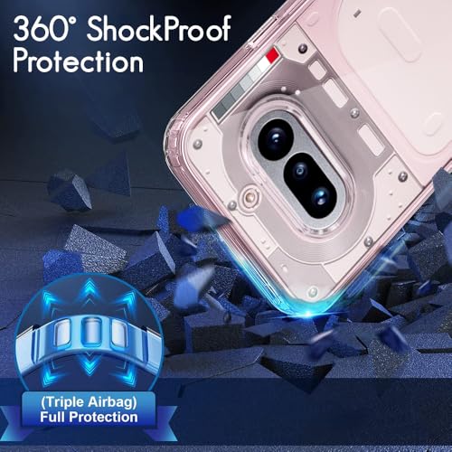Image of TheGiftKart Ultra-Hybrid Crystal Clear Back Case Cover for Nothing Phone 4a 5G | Shockproof Design | Hard Back Cover Case for Nothing Phone 4a 5G (PC & TPU, Transparent)