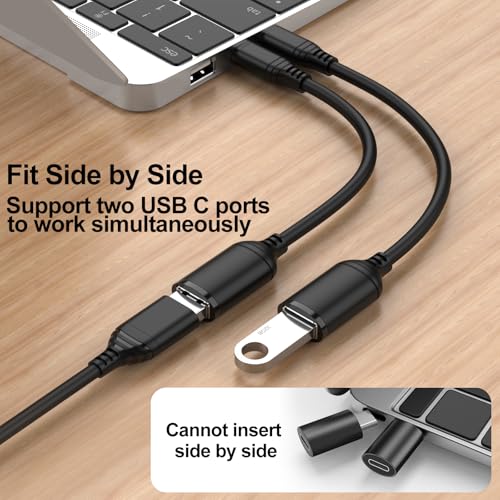 Image of Tobfit USB C to USB Adapter [2 Pack], 5Gbps USB C Male to USB 3.0 Female Adapter, Thunderbolt 4 3 OTG Compatible for iPhone 17 /16 /15 Series, Galaxy S25, for MacBook Pro Air, iPad Pro