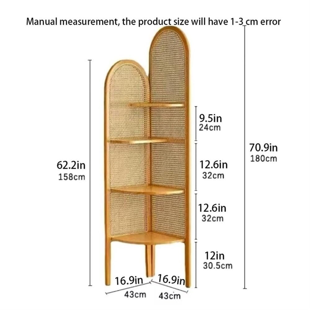Amazon｜コーナーシェルフ本棚 4段扇型ディスプレイユニット 樹脂
