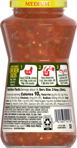 Image of Pace Chunky Salsa Medium, 16 oz. Jar (Pack of 2)