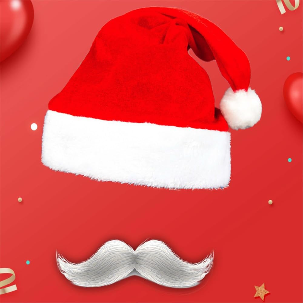 Amazon | siawadeky クリスマス帽子 6個セット サンタクロスに
