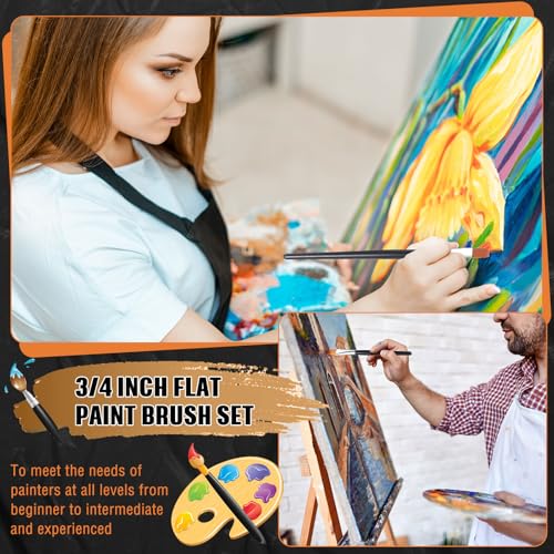 Petits pinceaux de peinture pour enfants et adultes lors des ateliers créatifs - 6