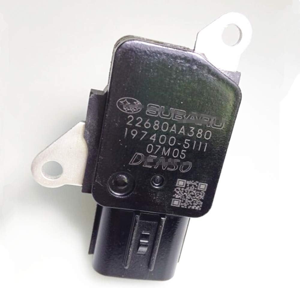 Yalai 22680-AA380 22680AA380 MAF Mass Air Flow Meter Sensor For Subaru Forester Impreza Crosstrek WRX STi