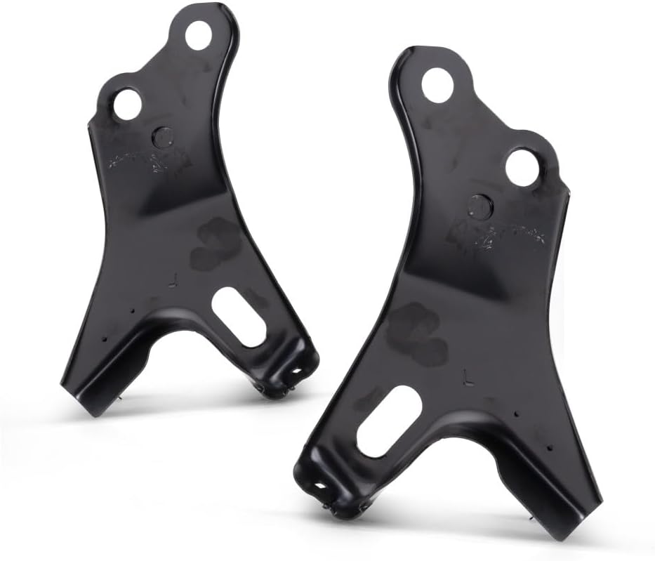 For Toyota Tacoma 1998 1999 2000 Bumper Bracket Driver and Passenger Side | Pair | Front | 4WD/2WD and Pre-Runner | Steel | Replacement For TO1066129, TO1067129 | 5201204050, 5201104050