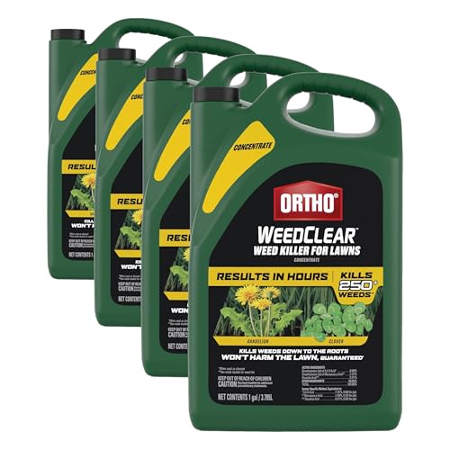 Image of Ortho WeedClear Weed Killer for Lawns Concentrate - Kills Dandelion & Clover, Weed Killer Concentrate, 1 gal. (Pack of 4)