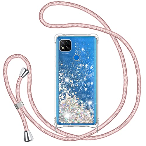 HUMUCASE, Funda con Cuerda para Xiaomi Redmi 9C/Redmi 9C NFC Cover