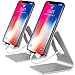 Produktbild COOLOO Handy Ständer, 2 Pack Handy Halterung Handyhalter Kompatibel iPhone XR XS Max X 8 7 6s Plus 5s 4s, Tisch Zubehör, E-Reader, andere Smartphone