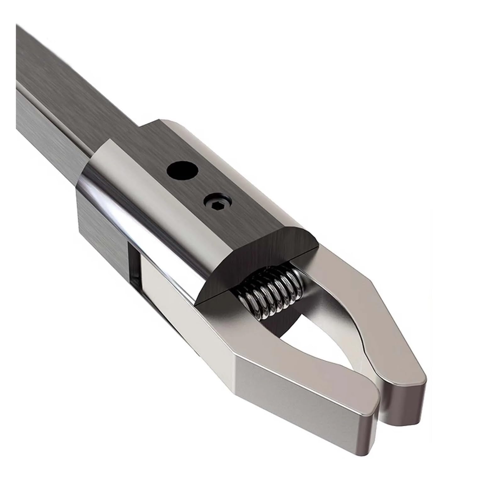 Drehmaschinenzuführung, Automatischer Stangenabzieher for CNC-Drehmaschinen mit zwei Klauen, 2–40 mm Klemme, 16/20/25 mm(Square Shank,16MM)