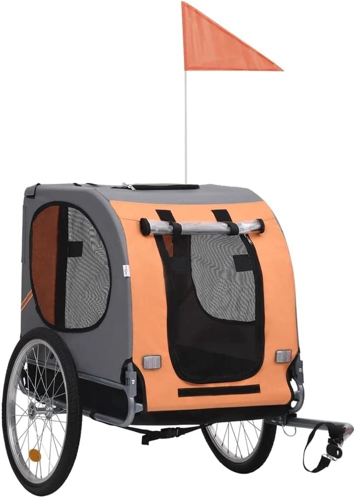 Jiza ペットトレーラー 自転車トレーラー サイクリング用 137X73X90 Amazon.co.jp: 折りたたみ式ペットトレーラー、犬用自転車トレーラー