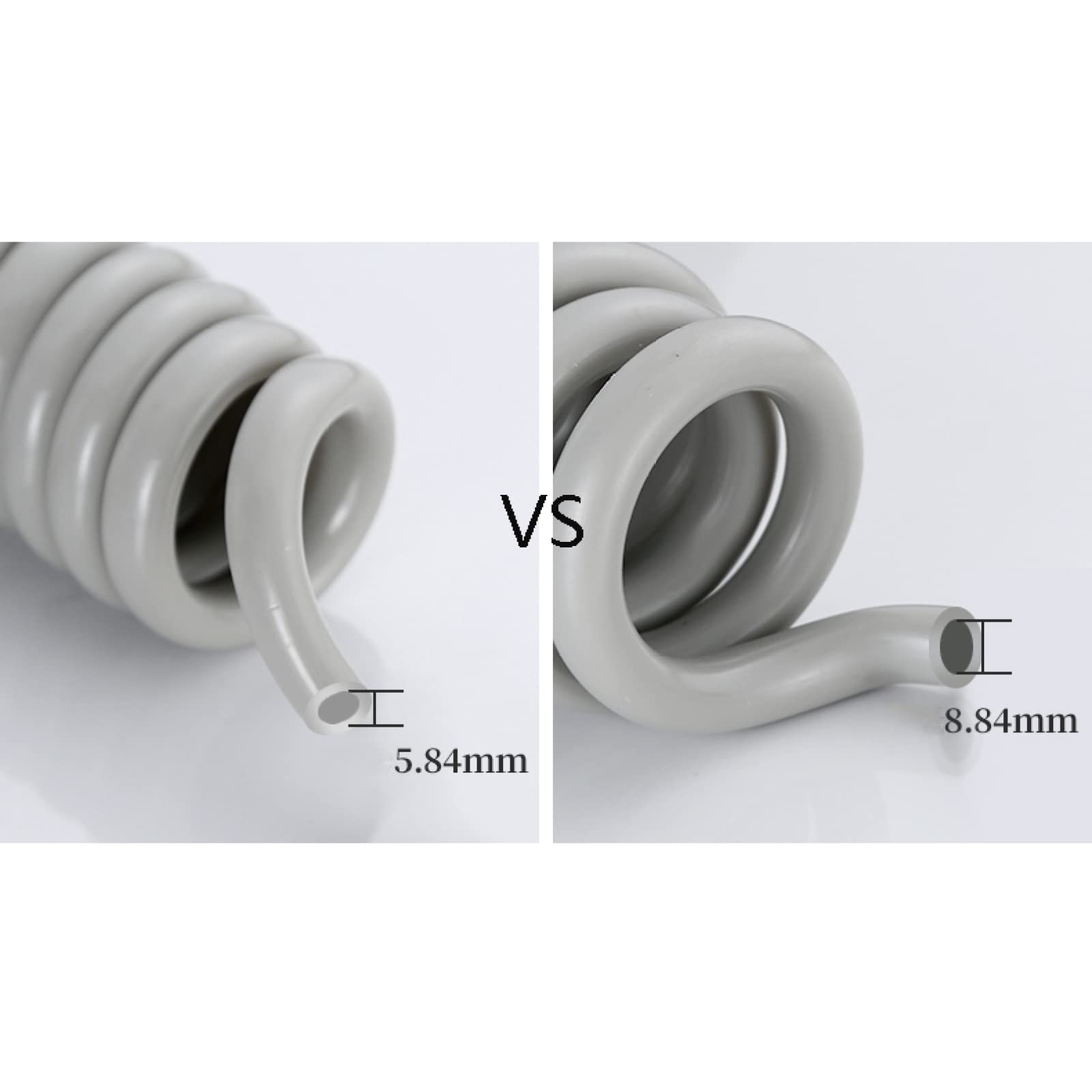 manguera ducha bidet manguera de inodoro manguera de baño manguera ducha larga tubo ducha flexible para baño balcón,Gris C