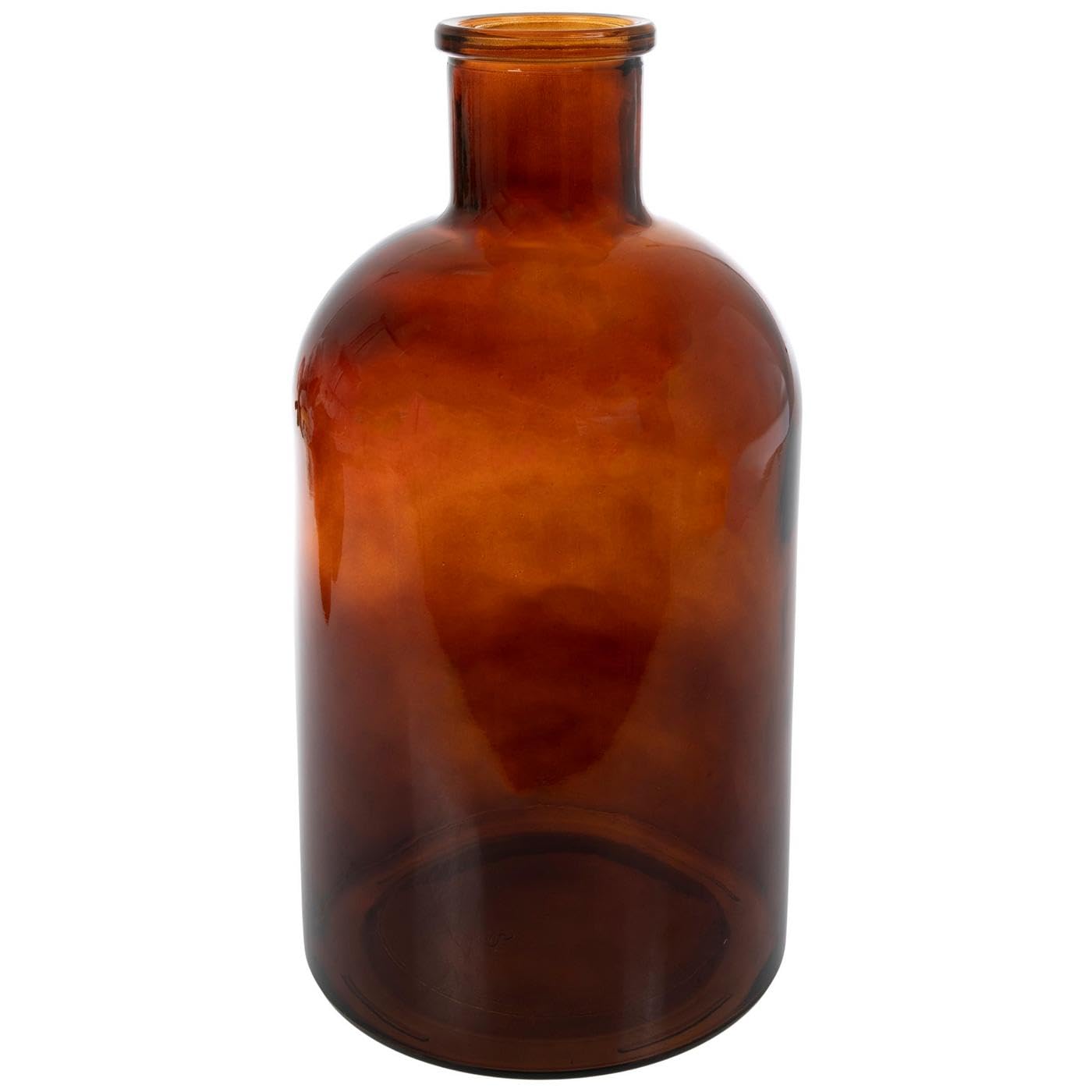 Hobby Lobby Large Amber Glass Bottle Vase