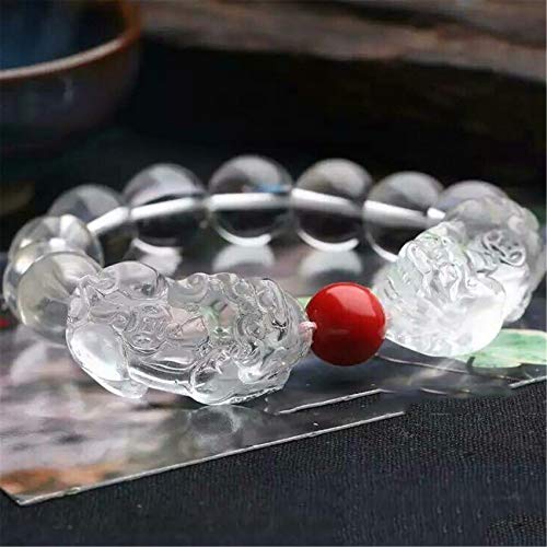 Cristal de Quartz Clair Naturel double talisman contre le manque de chance