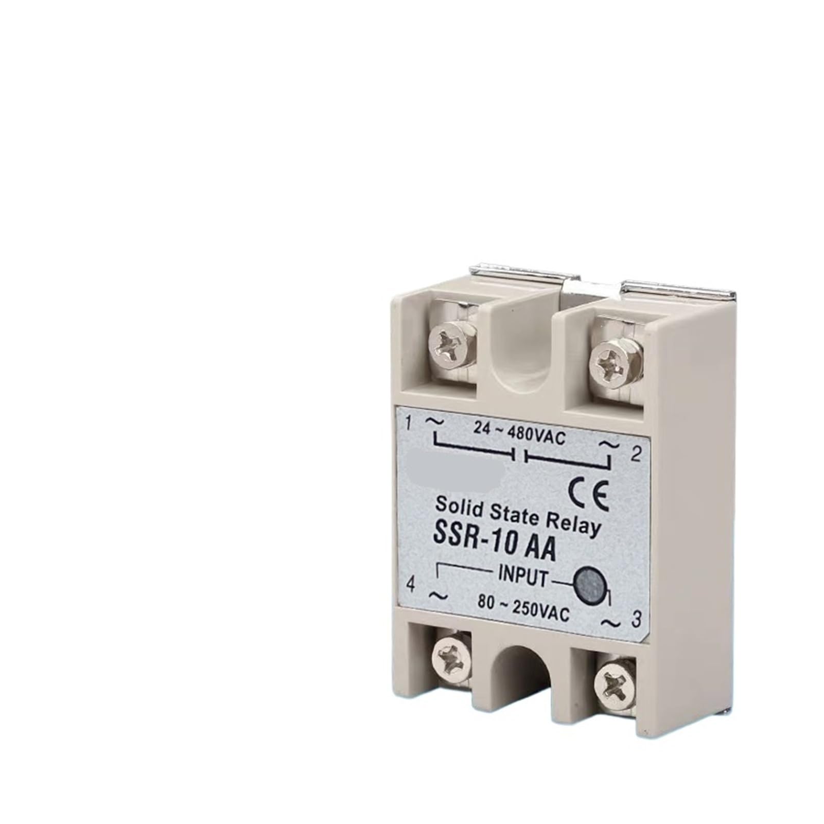 Relais statique monophasé SSR-10AA commande AC 220V 380V format compact - 2
