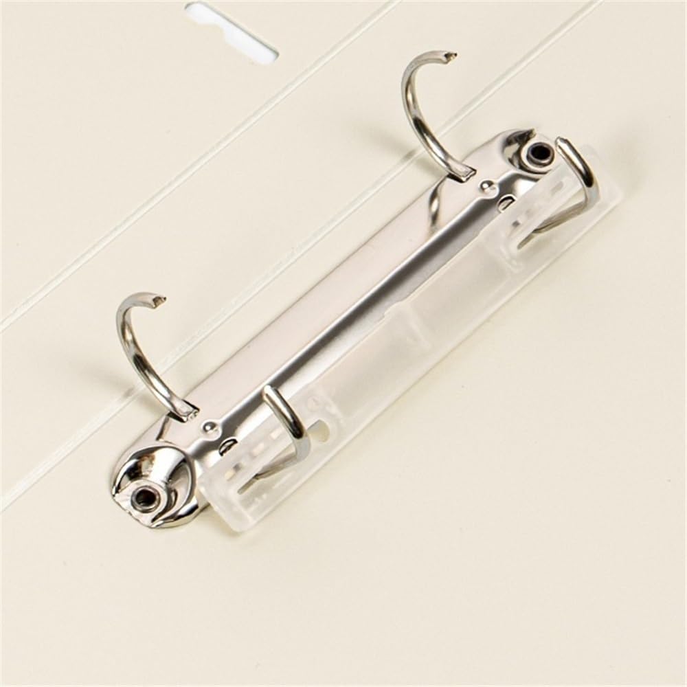 Cartelle, Cartella portadocumenti 3 pezzi A4 perforata PP a due fori organizer a fogli mobili for ufficio