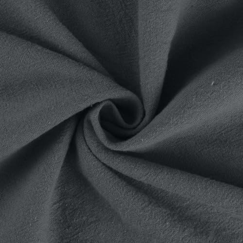 Straight Leg Pants for Women Petite Cropped High Waisted Linen Pants Beach Vacation Pull On Capri Pants with Pockets4