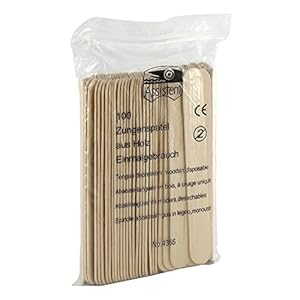 Assistent Zungenspatel aus Holz 100 Stück