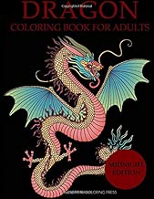 Dragon Coloring Book for Adults Midnight Edition (Adult Coloring Books Black Background)