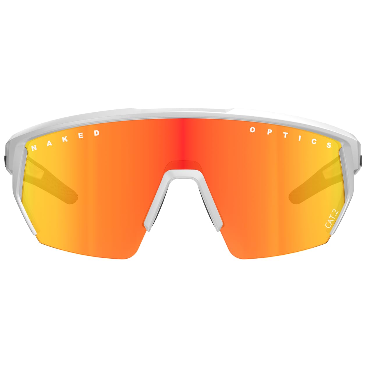 NAKED Optics Sportbrille für Damen & Herren BLADE – Unisex Fahrradbrille für Herren & Damen mit robustem TR-90 Rahmen – Sport Sonnenbrille mit UV 400 Schutz – schnelle Brille