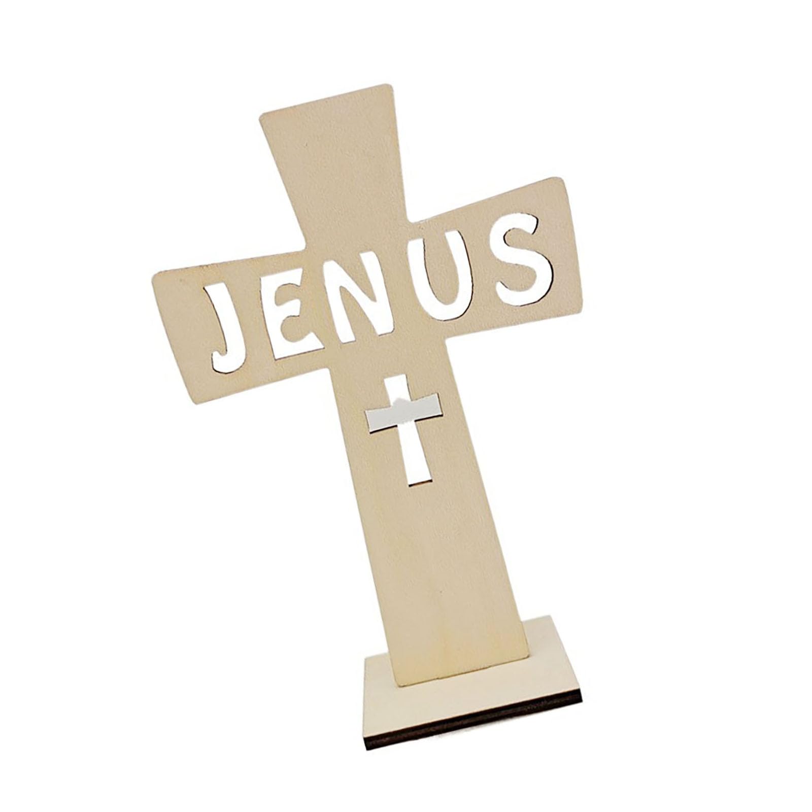 carotoe Of 10 Small Wood Crosses for Crafting and Display Perfectly for Religious Home Decoration Home Decoration