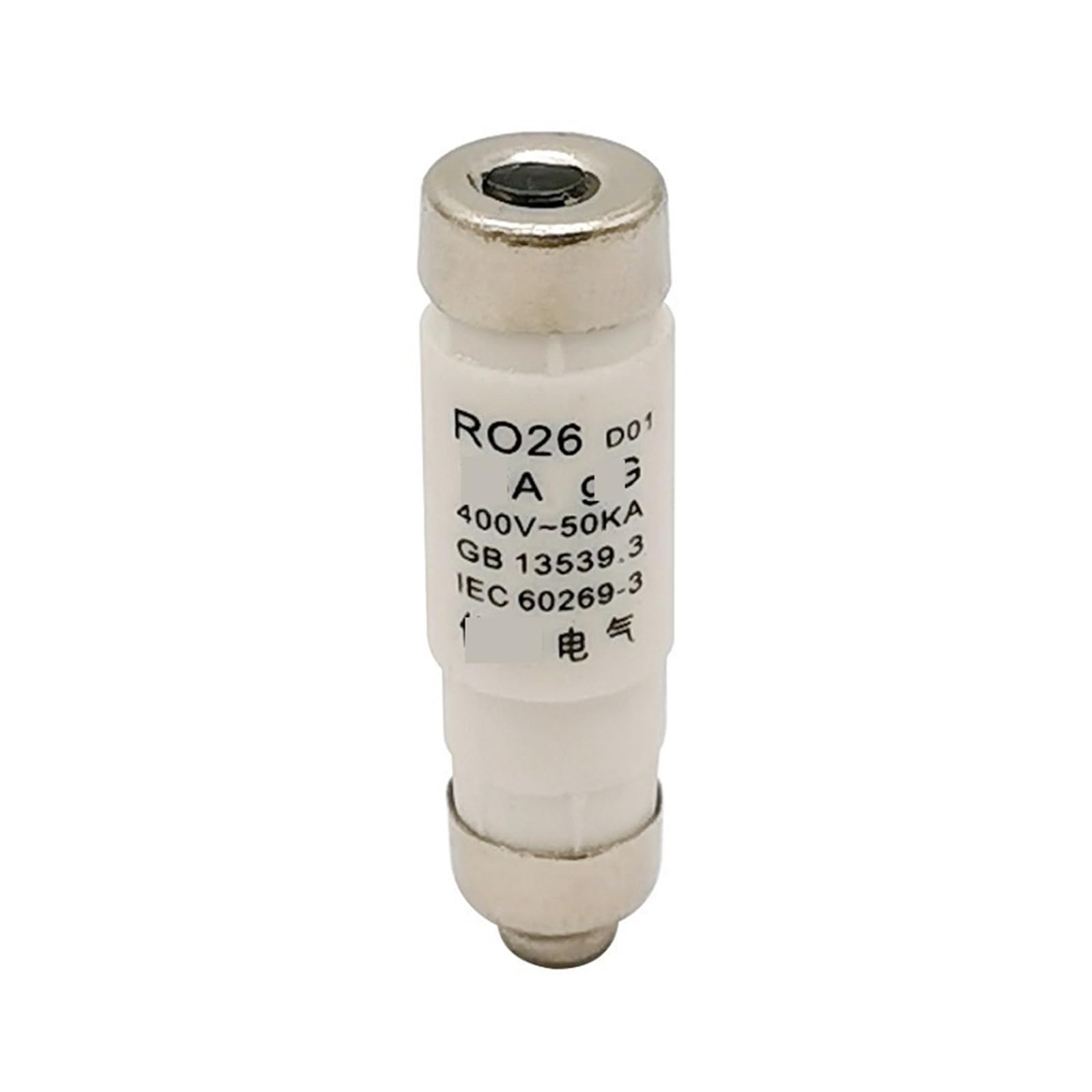 NVSFZGIYG R026 RO26 D01 2A 4A 6A 10A 13A 16A 400V-50KA Spiral Fuse(10A D01)