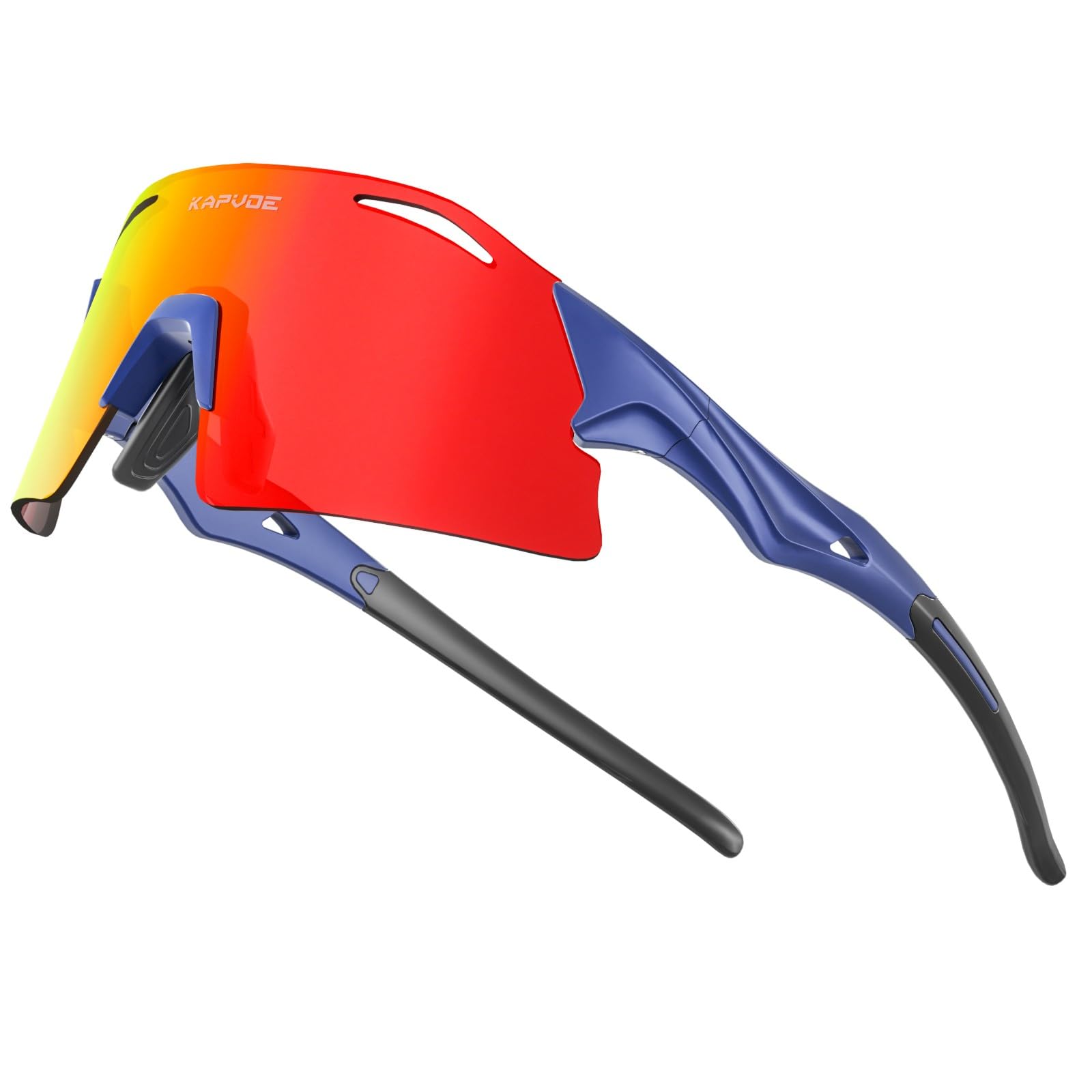 KAPVOE Gafas de Ciclismo Polarizadas Bicicleta Montaña MTB Deportivas Gafas de Sol Running Golf
