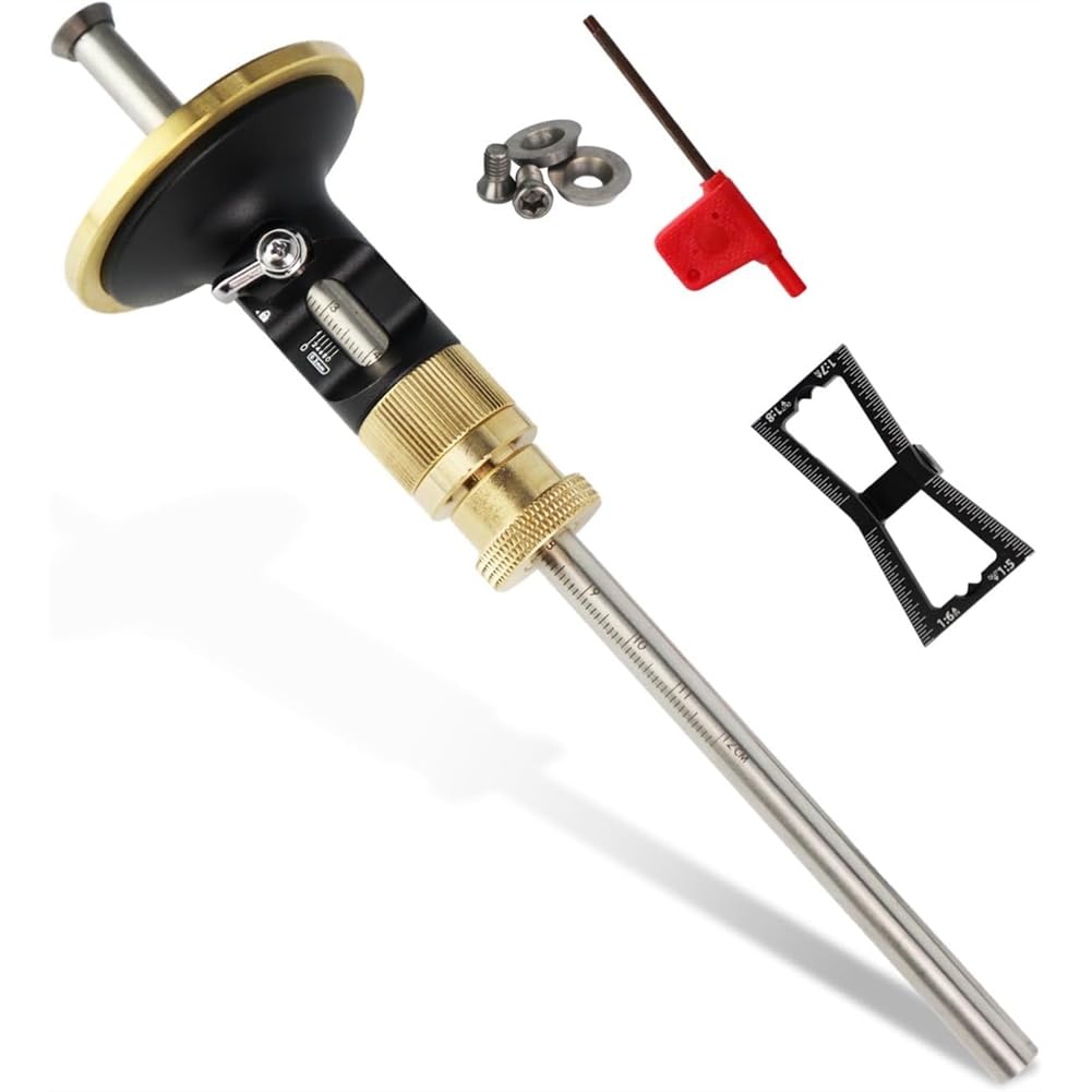 Jnchdghwa As Shown European Marking Tool 1 Set 0.2Mm Fine Adjustment Hard Alloy Blade,Woodworking Scribe Scribing Tools