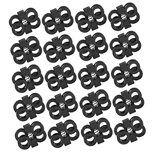 HAPINARY Shoes Accessories 20pcs Shoelace Buckle Shoelace Decorations for Casual Footwear