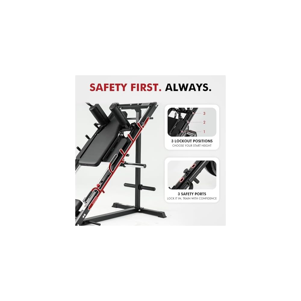 Mikolo Leg Press Hack Squat Machine Combo, Leg Press UK | Ubuy