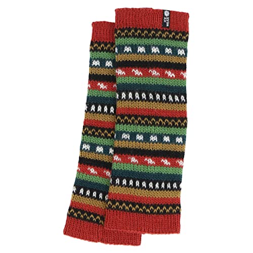 ICEWEAR Magney knitted Nordic legwarmer (Orange, One size)