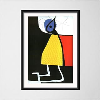 NIEMENGZHEN Stampa su Tela Joan Miro Surrealismo Moderno Dipinti d'Arte Quadro Astratto Quadro su Tela Poster da Parete Decorazioni per la casa 11,8