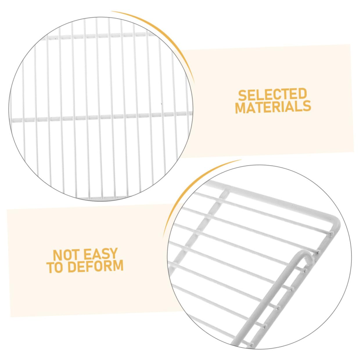 Mipcase 2piezas Estantes Del Refrigerador De Alambre Separadores De Almacenamiento Para Congelador Paneles De Malla Para Refrigeradores Comerciales Organizador De Estantes Para Refrigerado