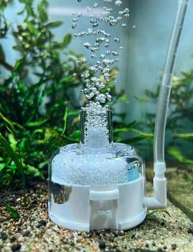 Image of UPETTOOLS Mini Aquarium Sponge Filter, Small Fish Tank Filter Submersible Fish Filter Built-in Air Bubble Stone and Bio Balls for Fish Tanks up to 5 Gallon (Air Pump Not Included)