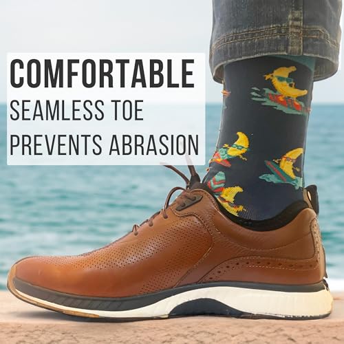 Men's Banana Socks - Premium Comfort - Surfing Banana Socks3