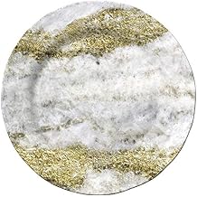 Merritt Golden Granite Melamine Dinner Plate, Set of 6