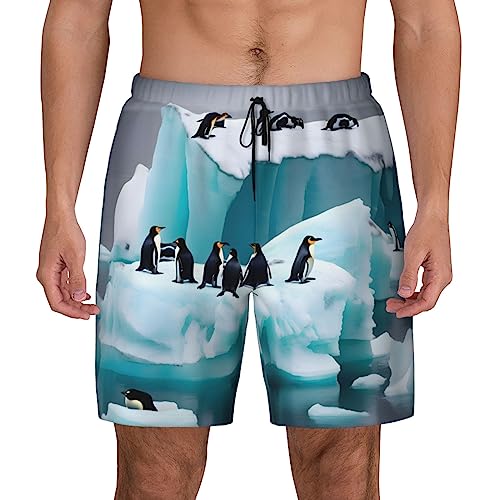 Short de bain compression Penguins : séchage rapide et anti-irritation pour homme