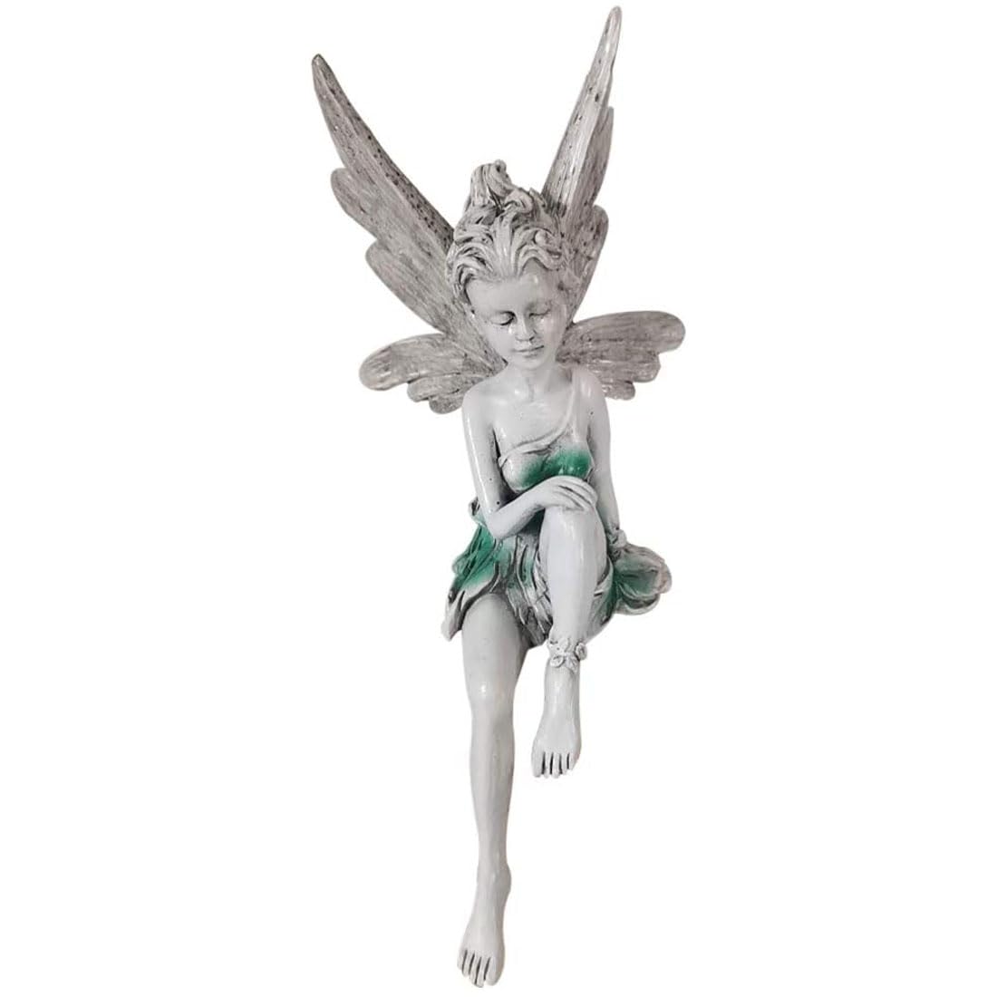 Romeeton Fairy Garden Ornaments Outdoor, Flower Fairy Statue Decoration - Image 2