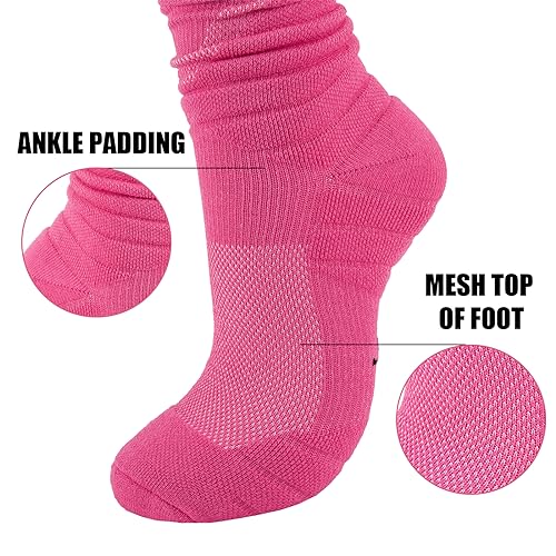 Yxmeiguo Scrunch Football Socks Extra Long Padded Sports Athletic Socks for Men Women with Ankle Support Football Accessories4