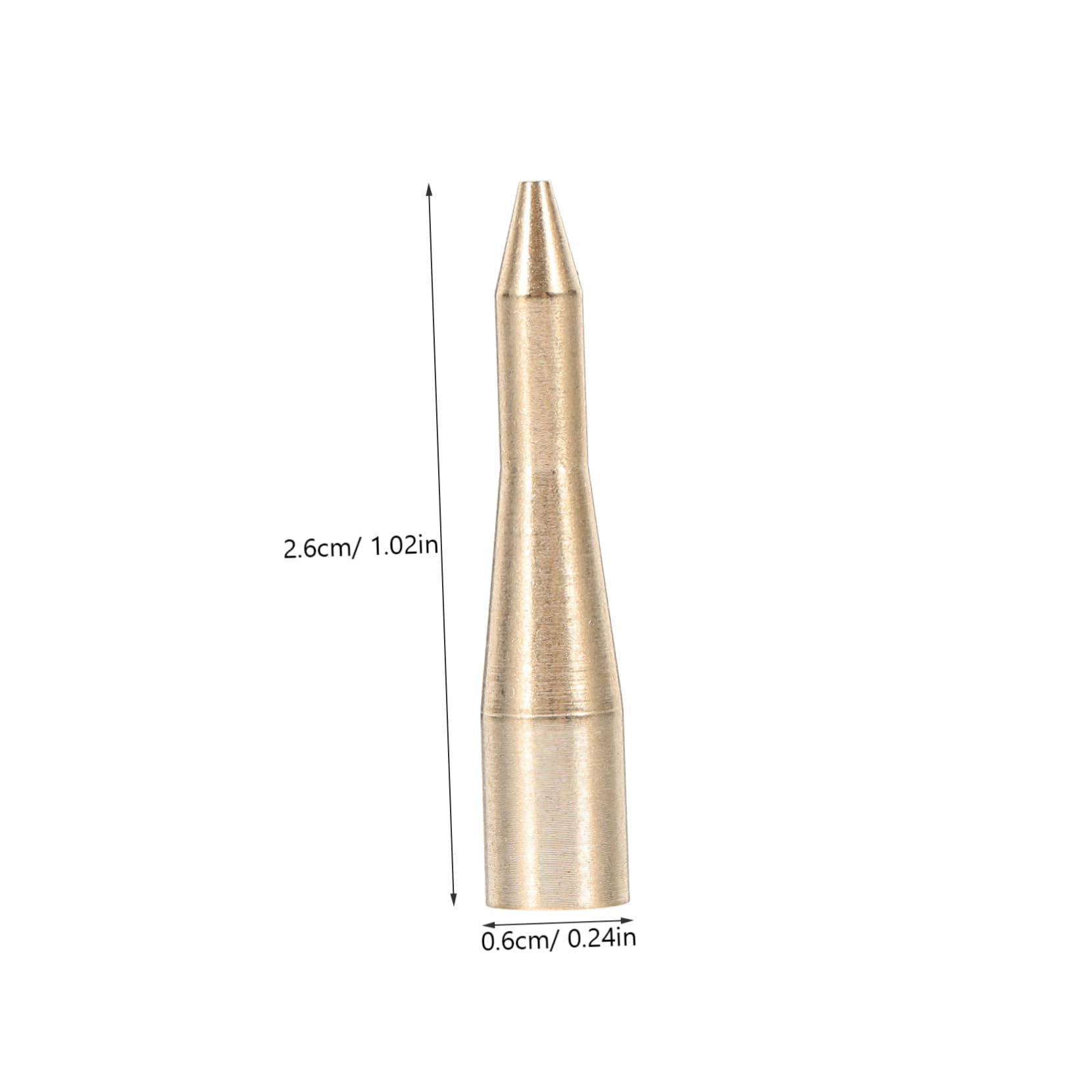 BESPORTBLE Enhance Your Game 12pcs Metal Shafts Sleeves Replacement Shafts Outdoor Stem Reliable Grip Metal Sleeves