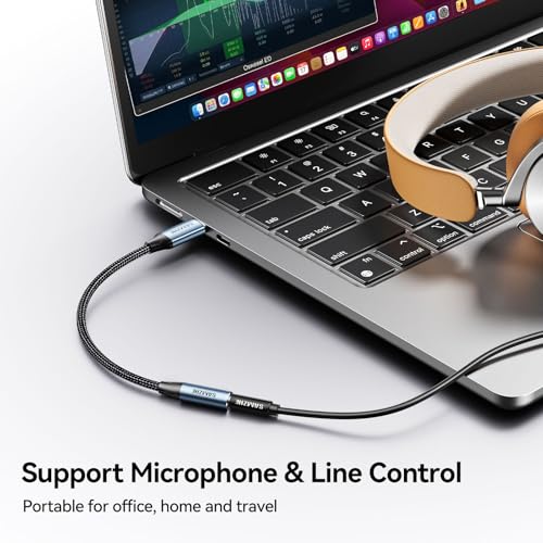 Dongle 24 bit/96 kHz USB C vers Jack 3.5mm d'une précision sonore absolue