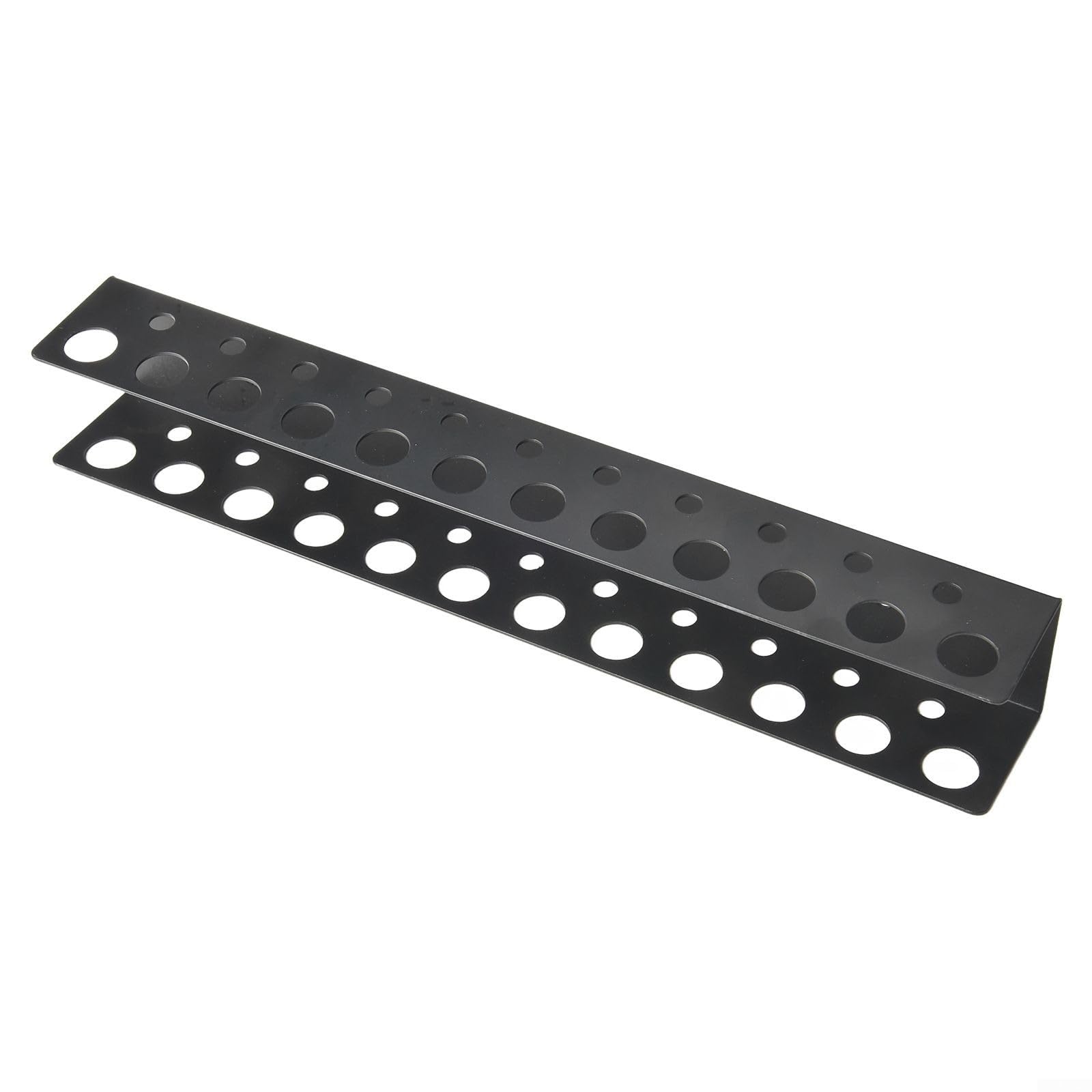 Zeroupshop Screwdriver Organizer Wall Mounted Storage Rack 23 Holes for Screwdrivers and Pliers Tool Holder for Garage Workshop space saving tool holder