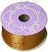 Old Gold Shimmer Sheer Organza Ribbon, 1-1/2" X 25Yd