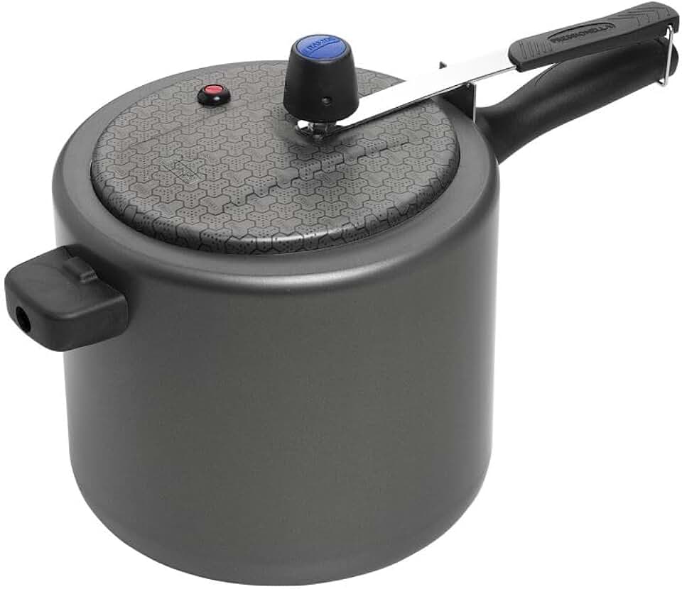 Panela de Pressão Pressionela Antiaderente de 7 Litros, Grafite, Ramos