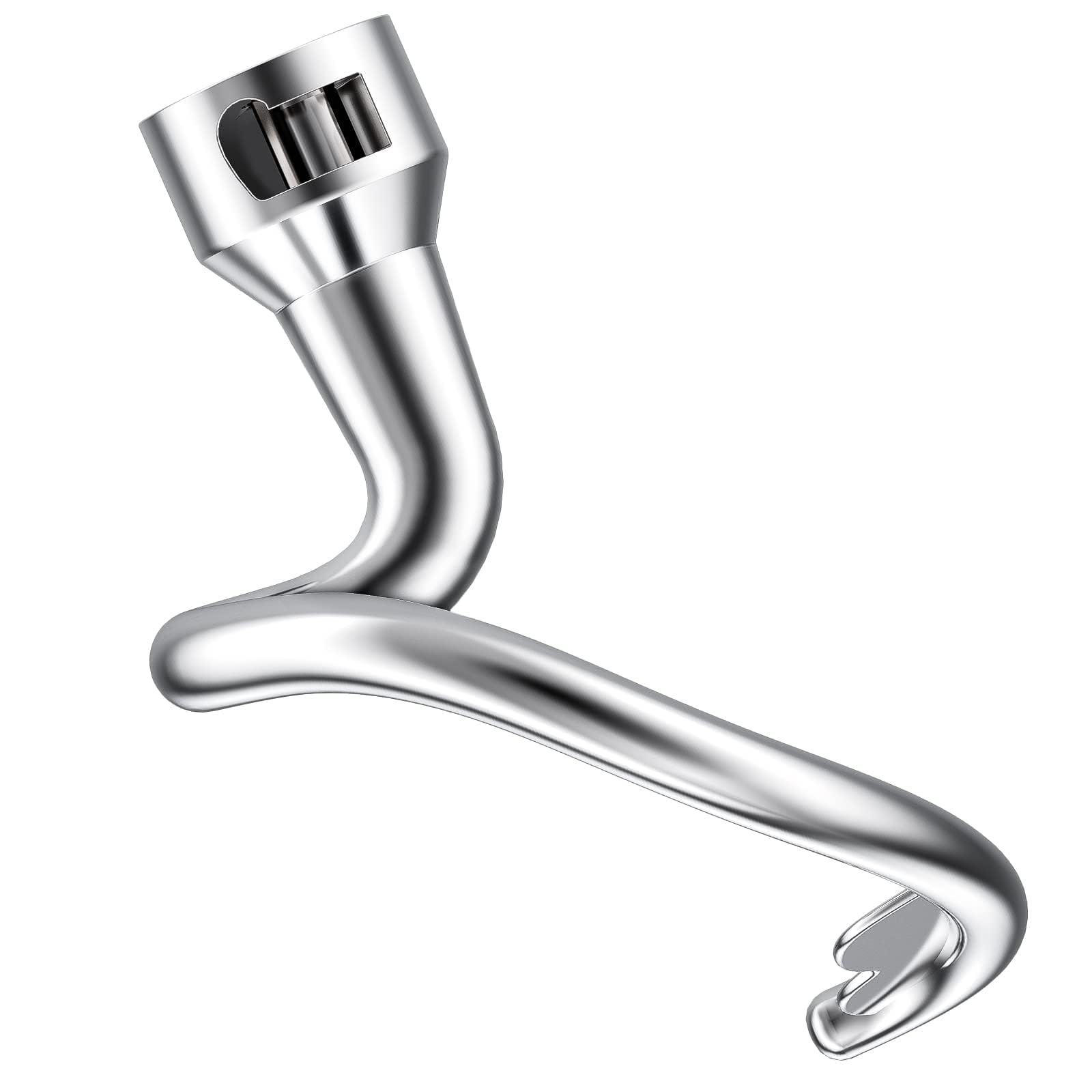 Spiral Dough Hook Replacement for Kitchenaid 4.5/5 Qt. Tilt-Head Stand Mixers, 18/8 Stainless Steel K45DH, Dough Hook Replacement for Kitchenaid Mixers, K45 K45SS KSM75 KSM90 KSM95 KSM100 KSM110