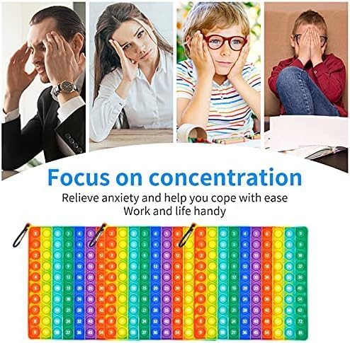 Times Tables Toy, Multiplication Tables Math Toy for Kids 0-100 Number Board Game, Multiplication 9x9 - Image 3