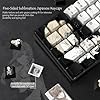 Rainy Japanese Anime Keycaps 60 65 75 100 Percent,Cherry Keycaps130 Keys PBT Dye Sublimation Custom Keycaps Set for Mechanical Keyboard 61/64/75/84/87/104/108 Layout with Key Pulle (Black) - Image 4