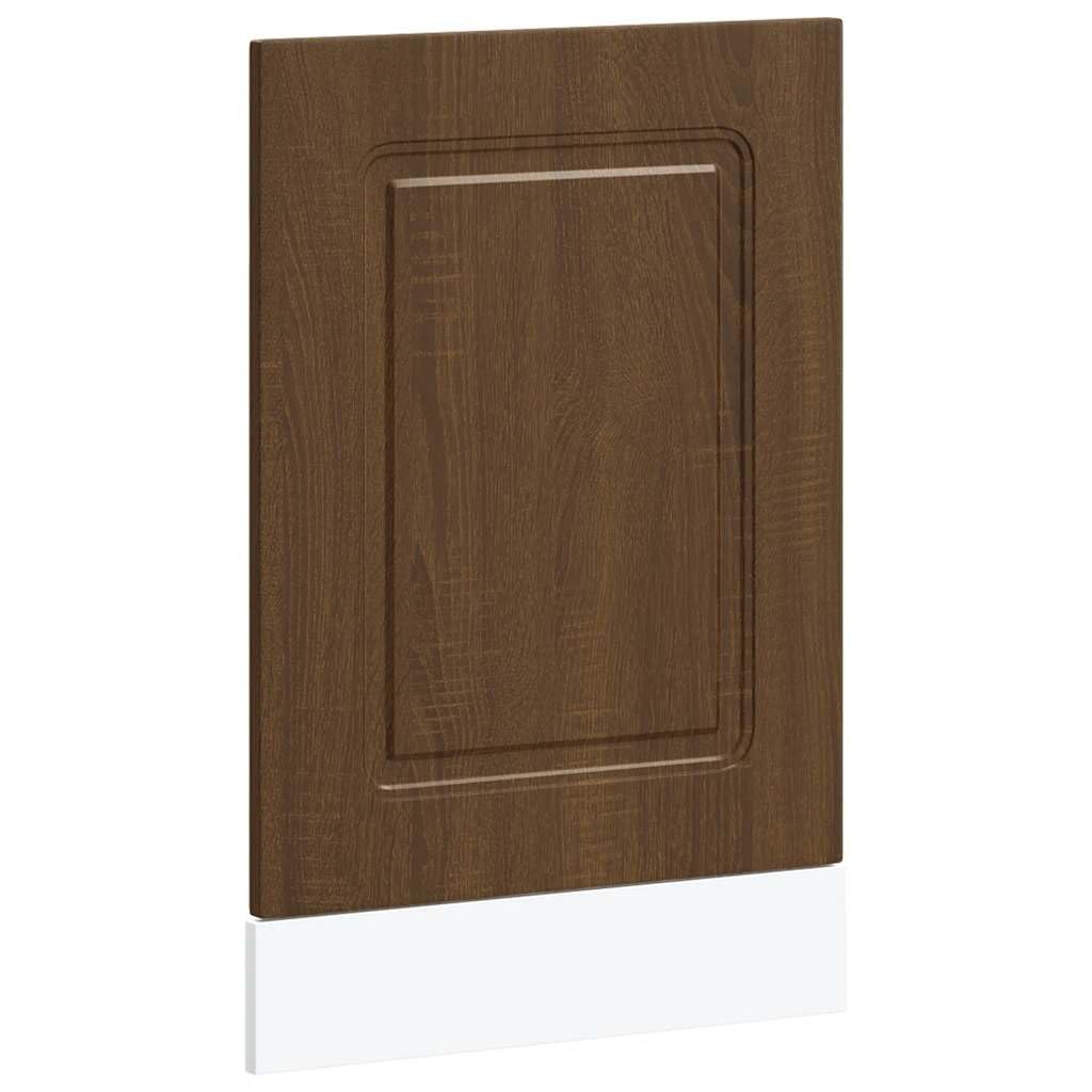 Kalmar - Panel frontal para lavavajillas (45 x 1,5 x 57 cm, aspecto de roble, revestimiento de madera robusta)