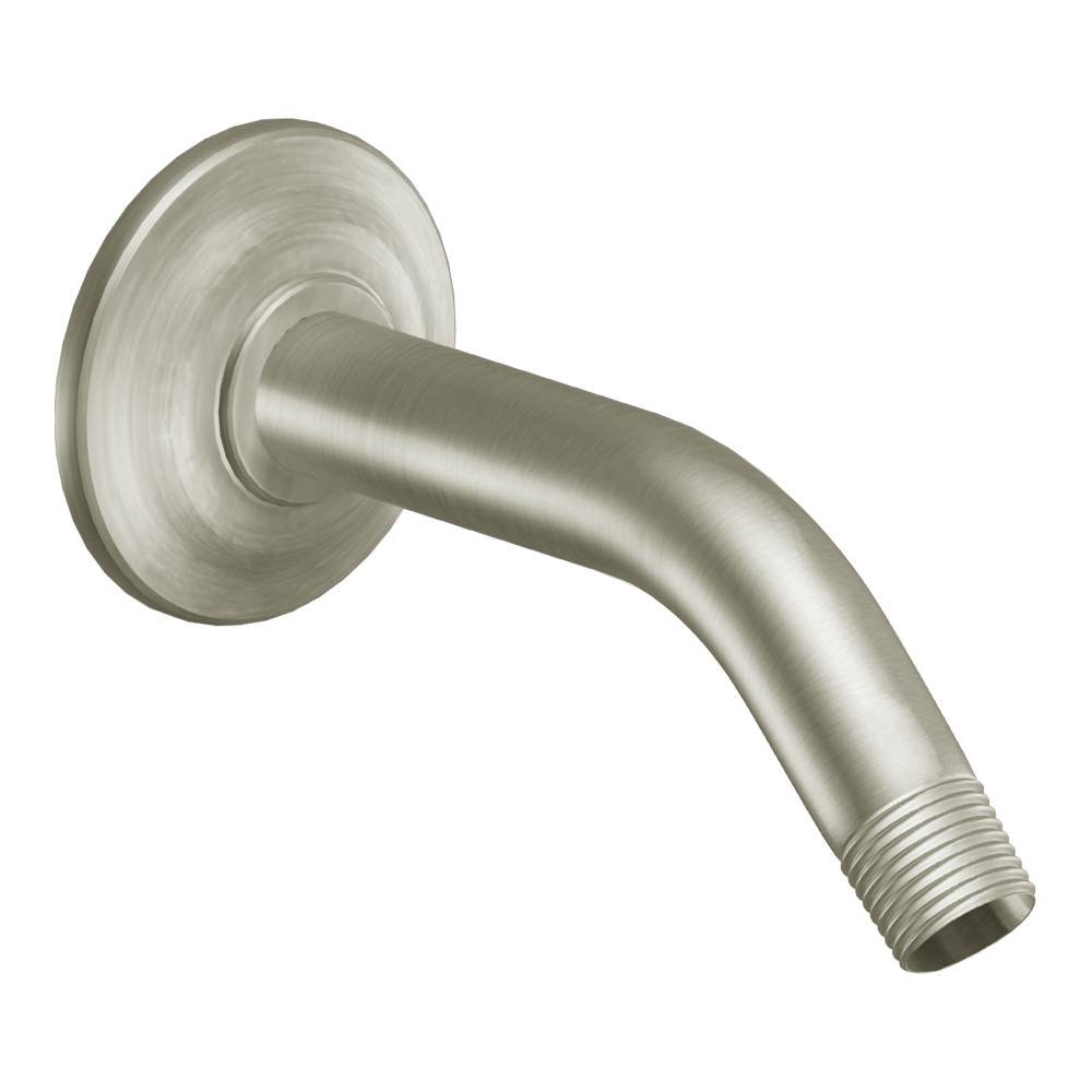 Moen S177BN Collection 6-Inch Shower Arm, Brushed Nickel