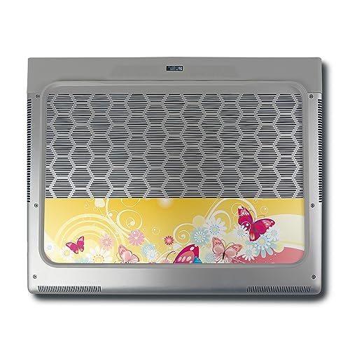 Image of MightySkins Skin Compatible with Alienware X16 R1 (2023) Full Wrap Kit - Floral Butterfly | Protective, Durable, and Unique Vinyl Decal wrap Cover | Easy to Apply & Change Styles | Made in The USA