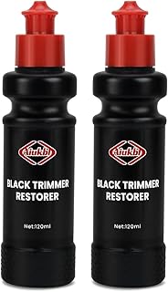 Restorer for Cars Revive Faded Plastic, Rubber Vinyl Ultimate Solution for Car Trim Restoration Protection Plastic Restorer- Ultimate Car Detailing Solution - Resists Water, UV Rays, Dirt (2.Pack)