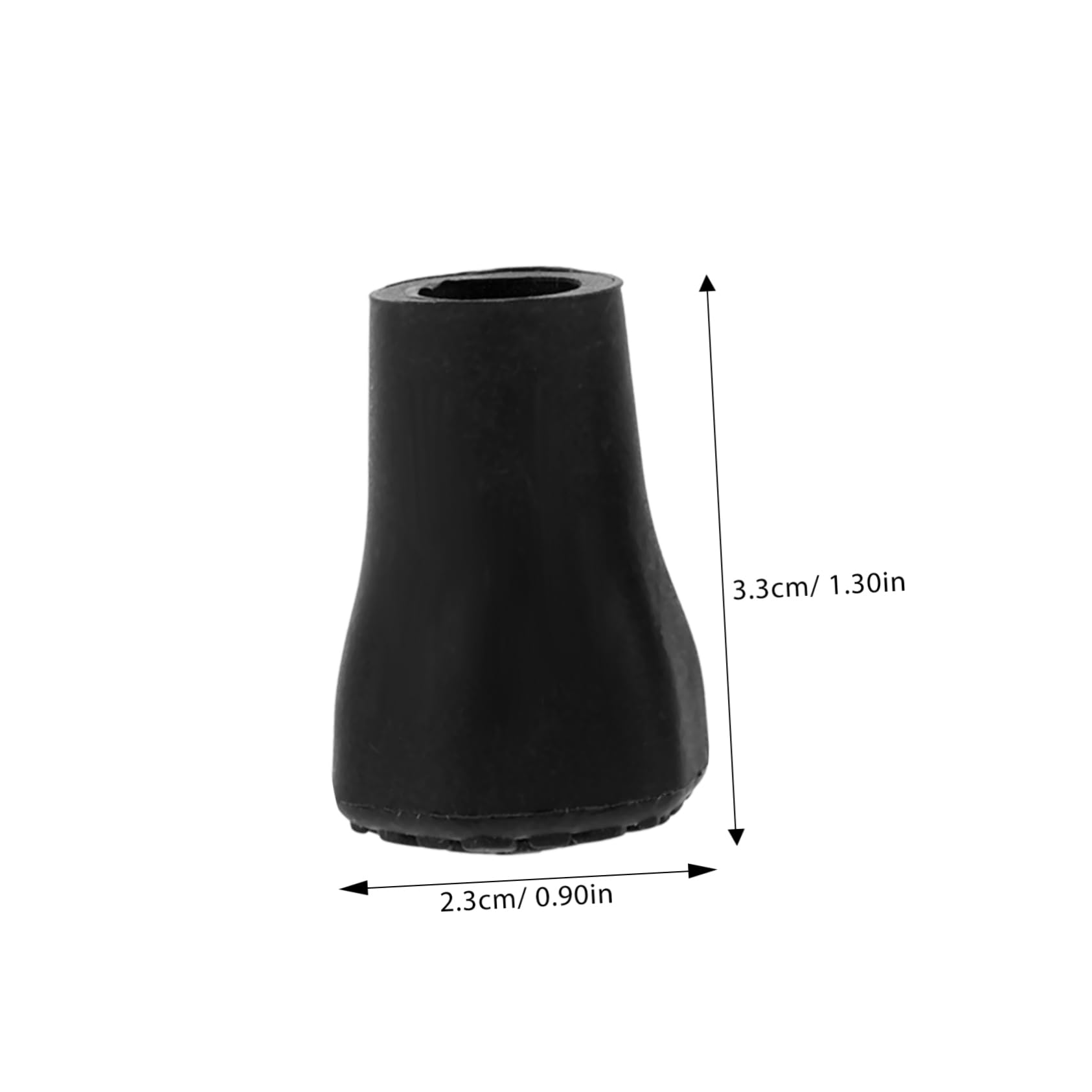 SUPVOX 6 Pack Walking Pole Tips Replacement Hiking Stick Ends Anti-Skid Cane Feet Covers for Outdoor Activities